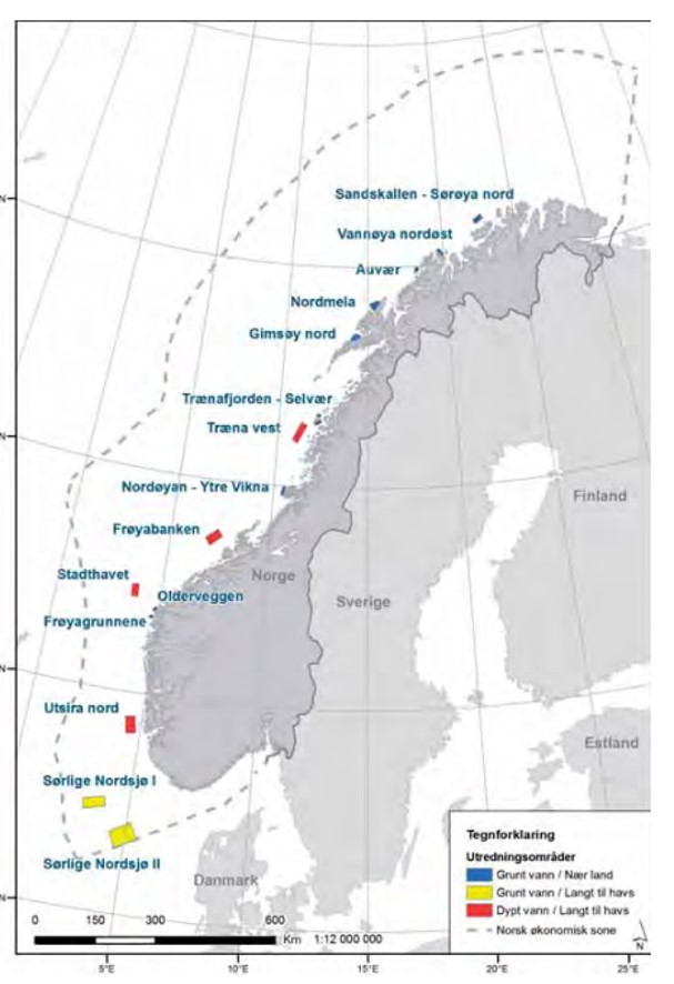 Strategisk konsekvensutredning havvind, NVE 2012